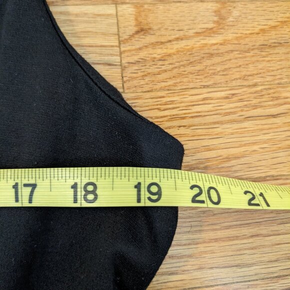 Liz Claiborne Black White Striped A Line Sleeveless Dress Size 16 Classic Career - Picture 10 of 11